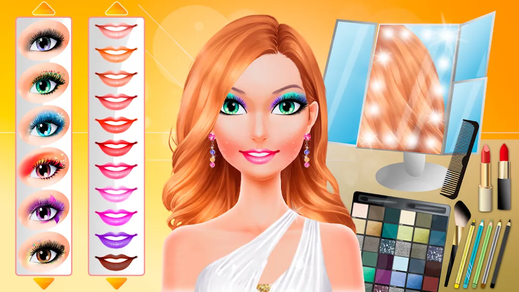 Makeup games makeover dress up — скриншот 3 Makeup games makeover dress up — скриншот 3
