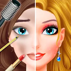 Скачать Makeup games makeover dress up — МОД Всё открыто