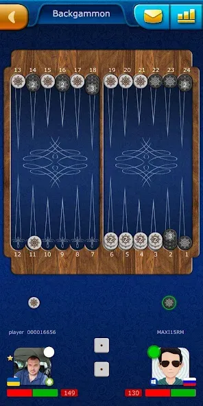 Backgammon LiveGames online — скриншот 2