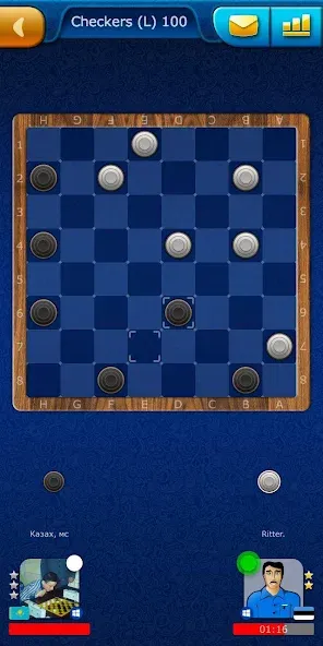 Checkers LiveGames online — скриншот 4