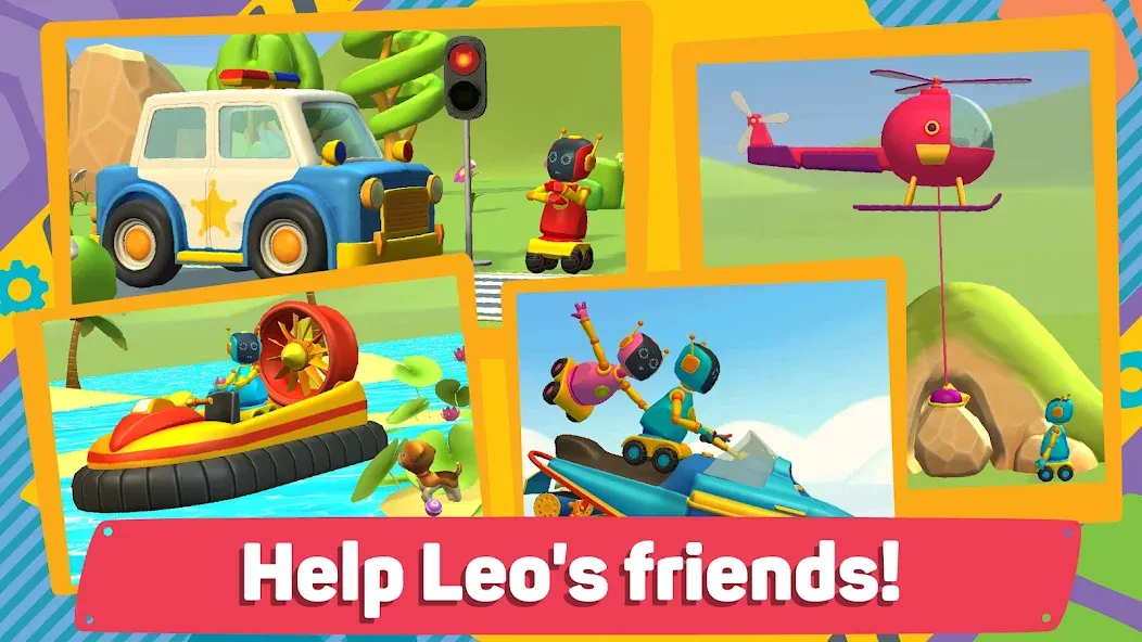Leo 2: Puzzles & Cars for Kids — скриншот 2 Leo 2: Puzzles & Cars for Kids — скриншот 2