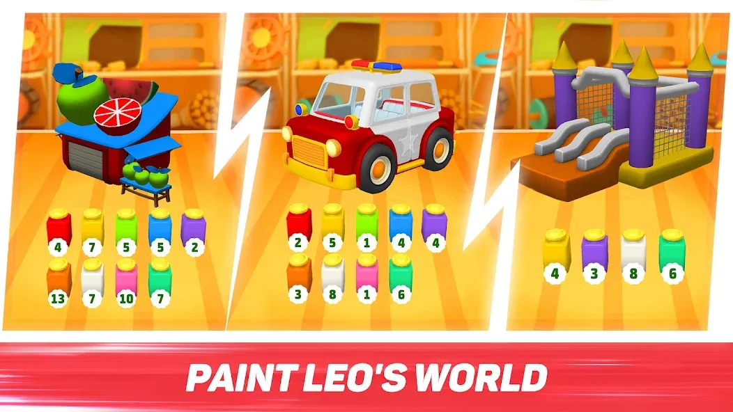 Leo Runner: car games for kids — скриншот 3 Leo Runner: car games for kids — скриншот 3