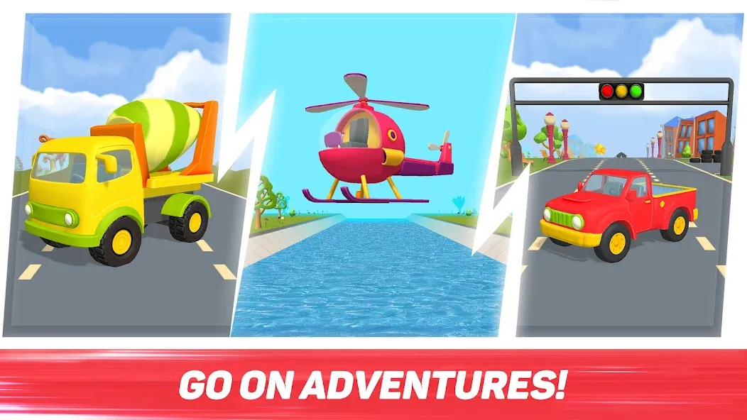 Leo Runner: car games for kids — скриншот 4 Leo Runner: car games for kids — скриншот 4