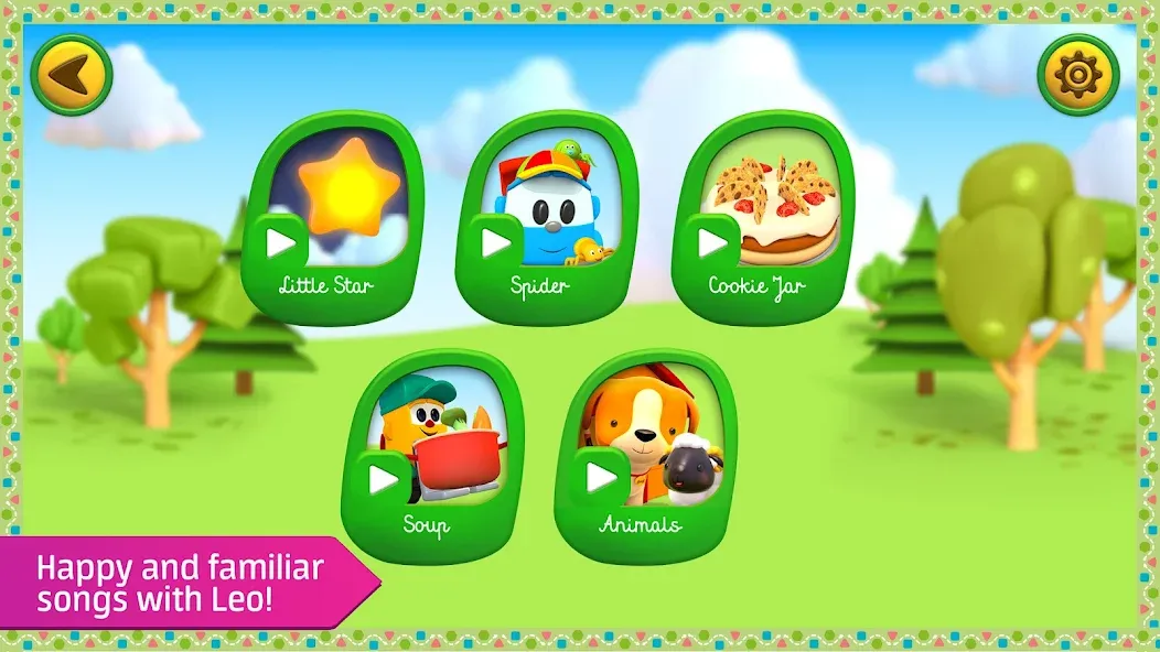 Leo kids songs and music games — скриншот 4 Leo kids songs and music games — скриншот 4