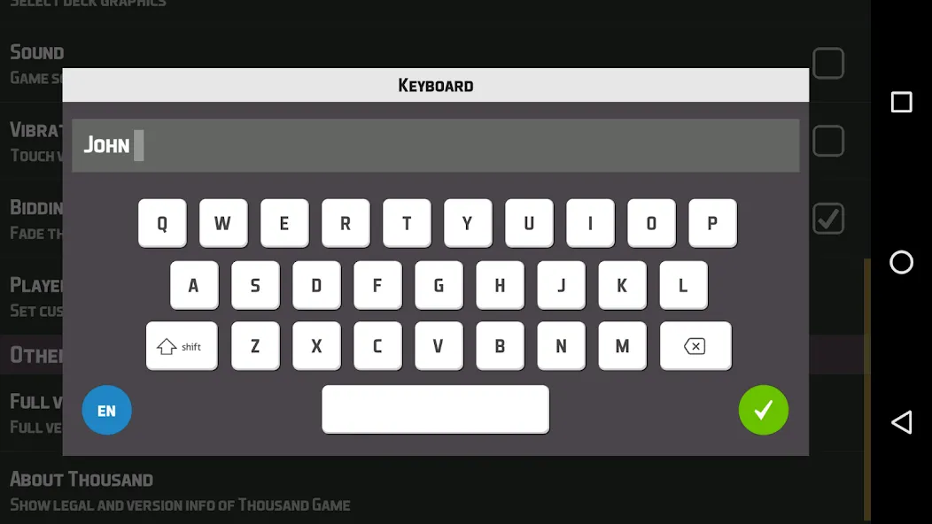 Thousand Card Game (1000) — скриншот 5