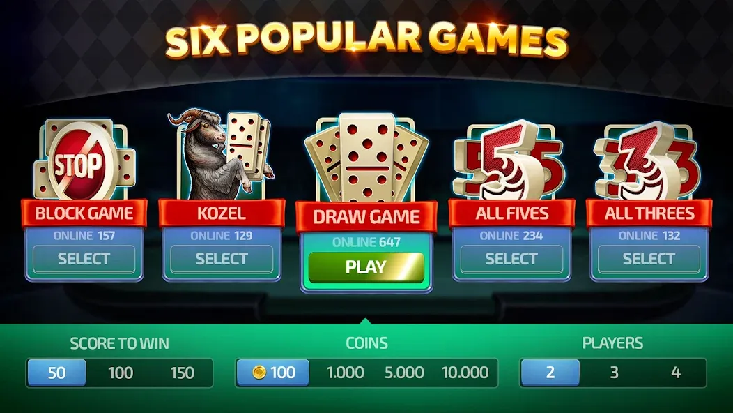 Domino - Dominos online game — скриншот 3 Domino - Dominos online game — скриншот 3