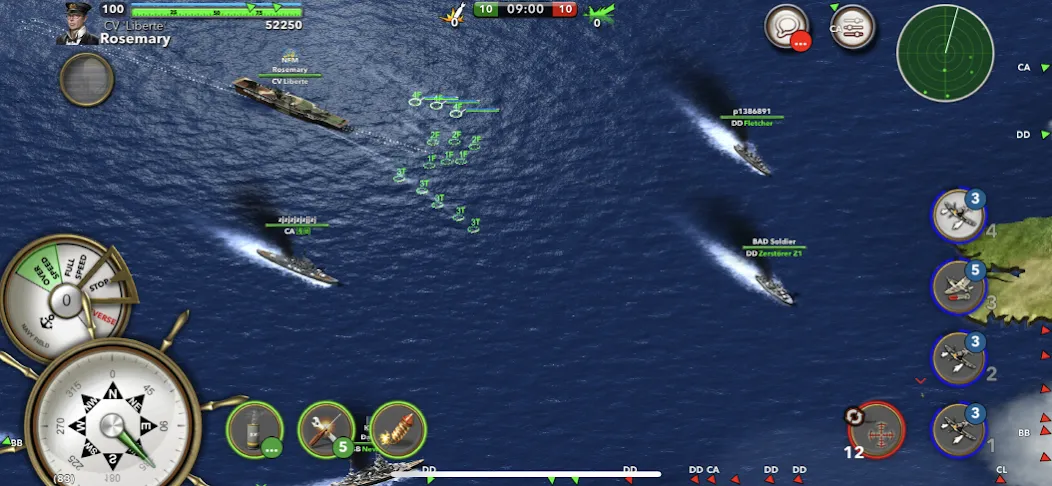 Navy Field: Online Sea Battles — скриншот 1 Navy Field: Online Sea Battles — скриншот 1