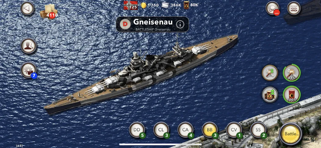Navy Field: Online Sea Battles — скриншот 2 Navy Field: Online Sea Battles — скриншот 2