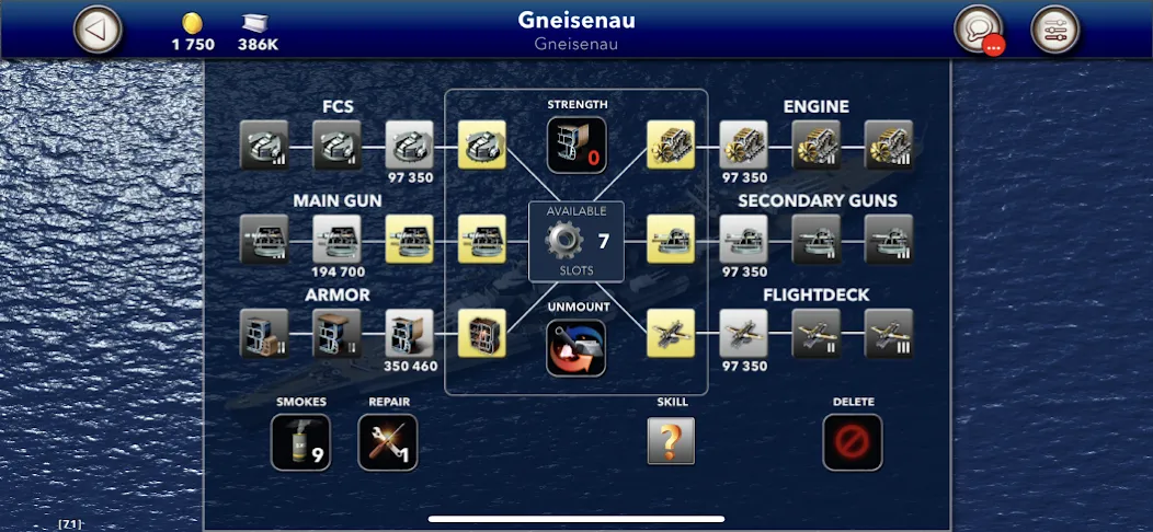 Navy Field: Online Sea Battles — скриншот 3 Navy Field: Online Sea Battles — скриншот 3