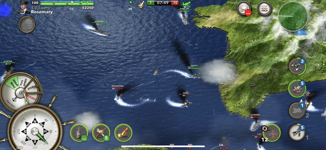 Navy Field: Online Sea Battles — скриншот 4 Navy Field: Online Sea Battles — скриншот 4