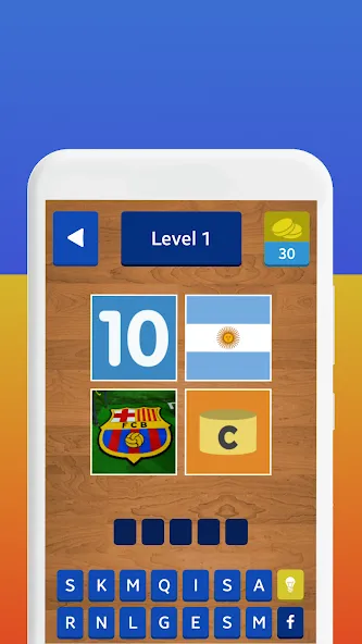 4 Pics 1 Footballer — скриншот 3 4 Pics 1 Footballer — скриншот 3