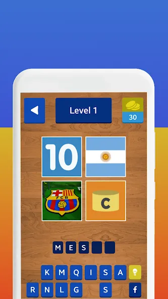 4 Pics 1 Footballer — скриншот 4 4 Pics 1 Footballer — скриншот 4