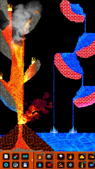 SandBox: Powder Simulator — скриншот 3 SandBox: Powder Simulator — скриншот 3
