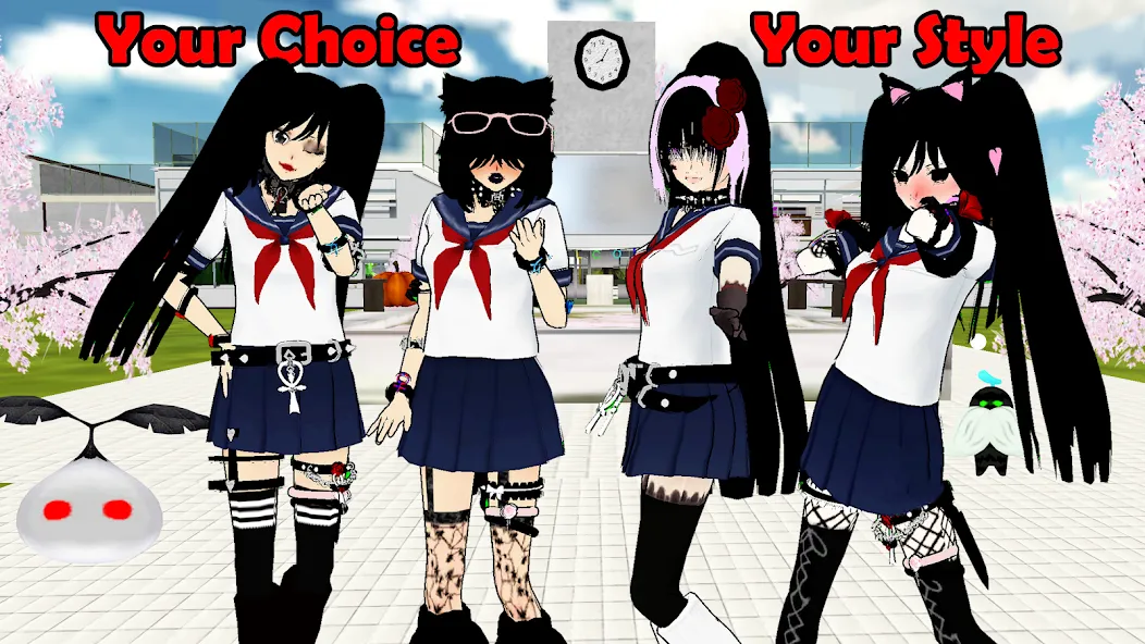 SchoolGirl AI 3D Anime Sandbox — скриншот 1 SchoolGirl AI 3D Anime Sandbox — скриншот 1