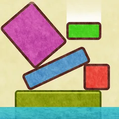 Взлом Drop Stack Block Stacking Game — Много денег