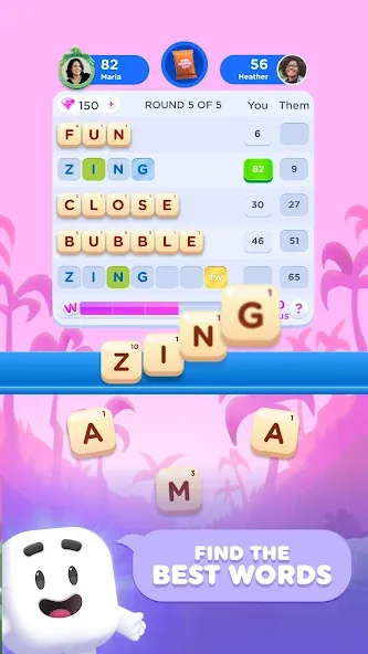 Wordzee! - Social Word Game — скриншот 1