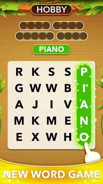 Word Heaps Search - Word Games — скриншот 1
