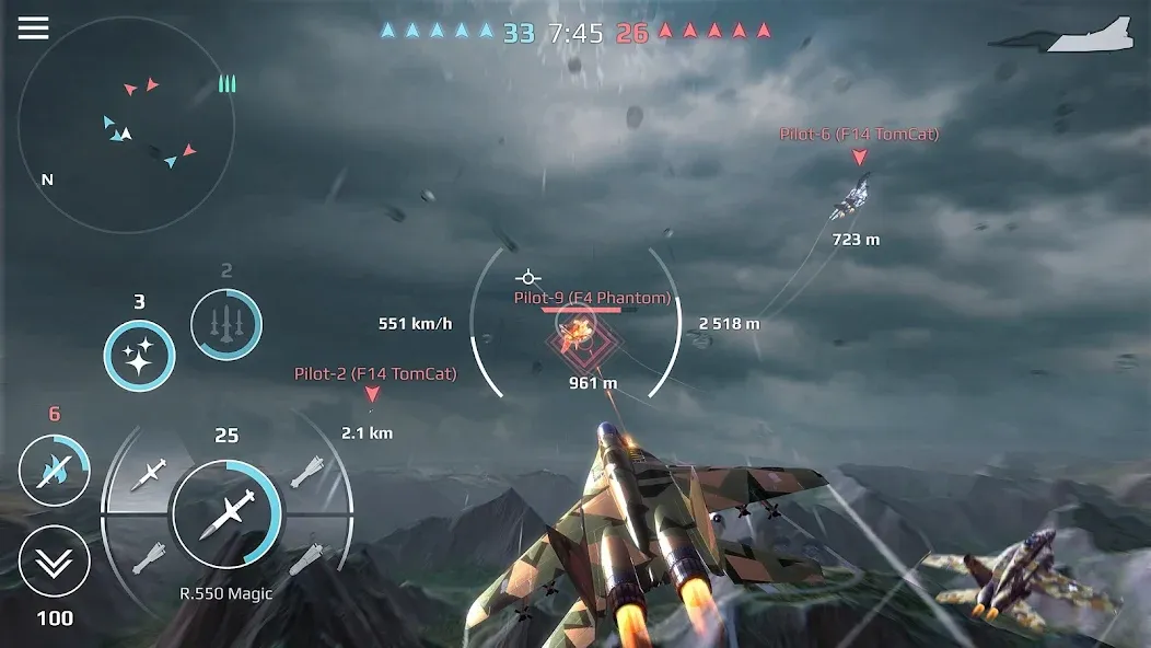 Sky Combat: War Planes Online — скриншот 1