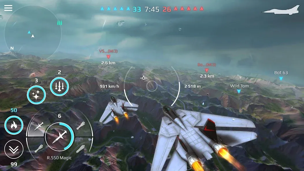 Sky Combat: War Planes Online — скриншот 4