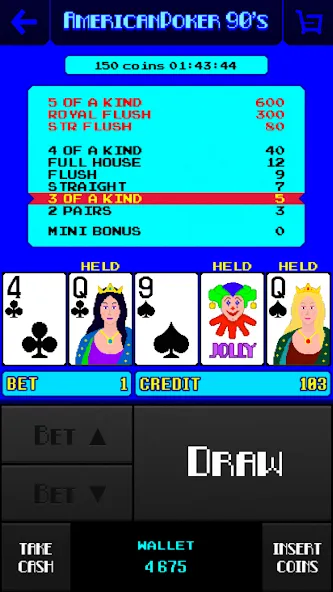 American Poker 90's Casino — скриншот 2