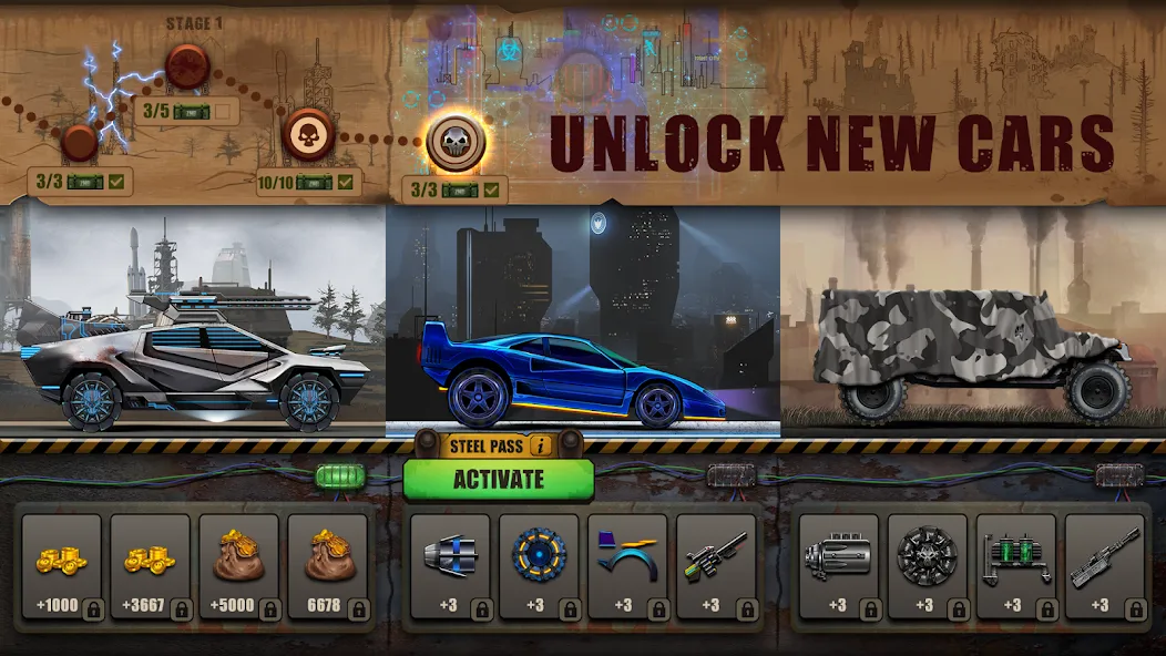 Zombie Hill Racing: Earn Climb — скриншот 5