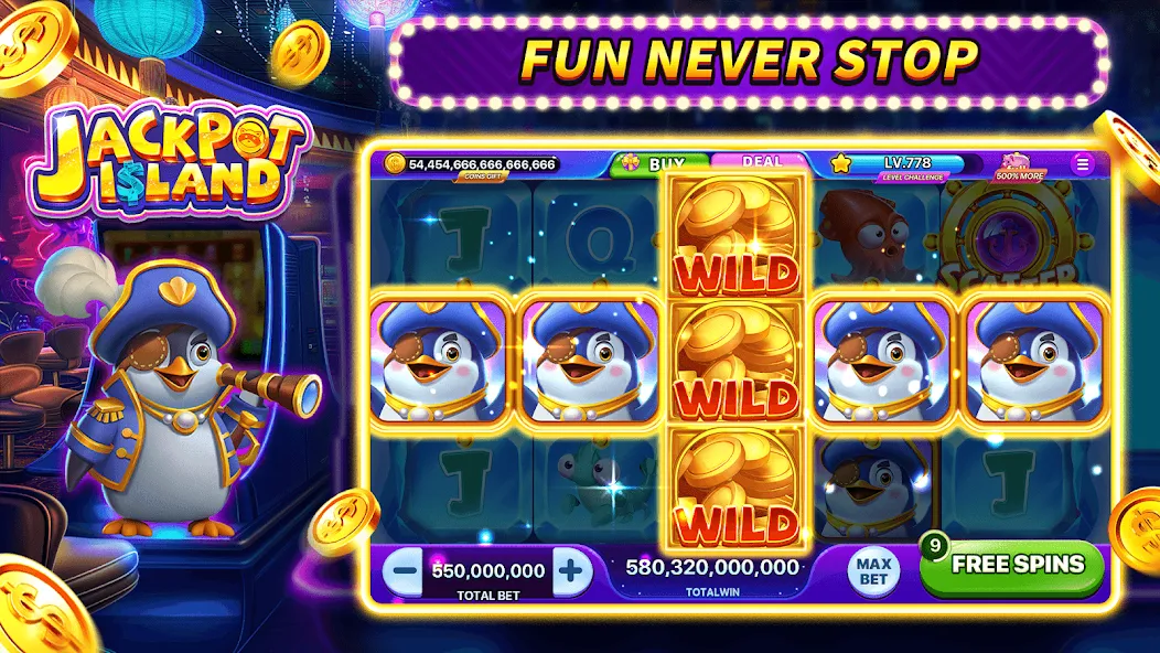 Jackpot Island - Slots Machine — скриншот 4 Jackpot Island - Slots Machine — скриншот 4