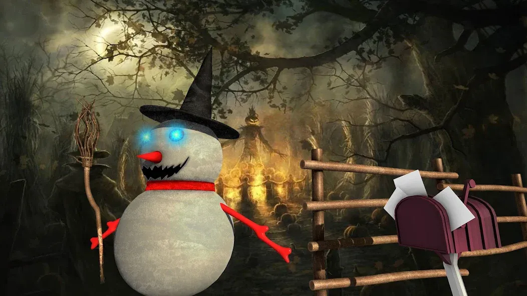 Evil Scary Snowman Games 3d — скриншот 2