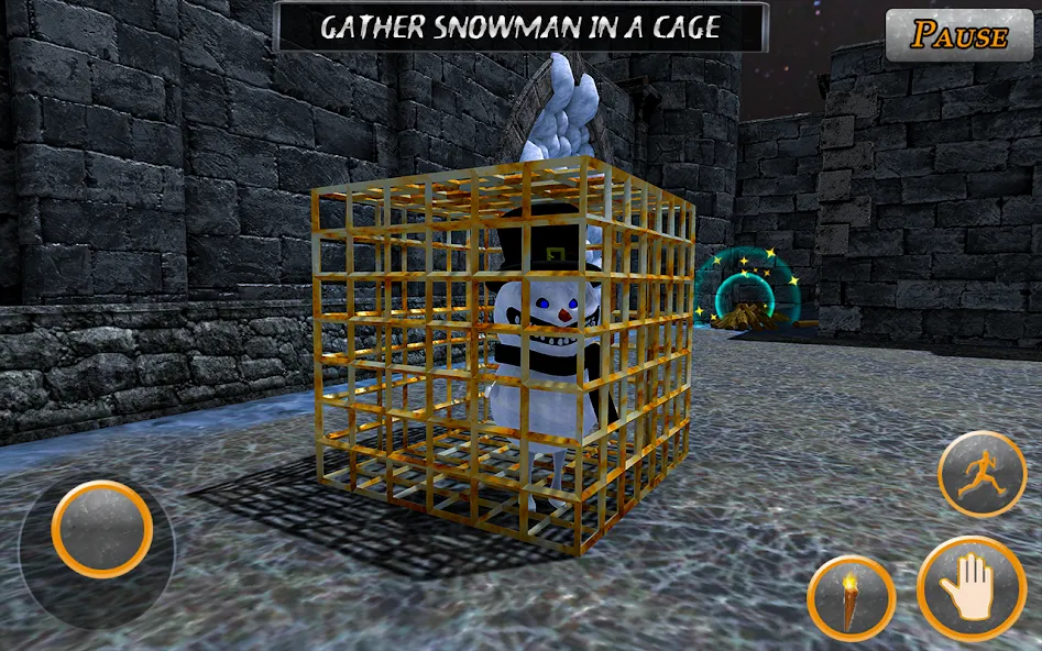 Evil Scary Snowman Games 3d — скриншот 3