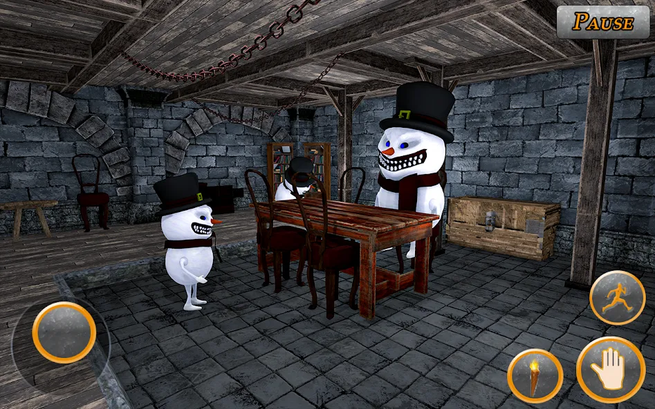 Evil Scary Snowman Games 3d — скриншот 4