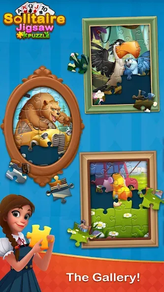 Solitaire Jigsaw Puzzle — скриншот 4