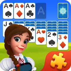 Скачать Solitaire Jigsaw Puzzle MOD на телефон — Все пазлы открыты и без рекламы