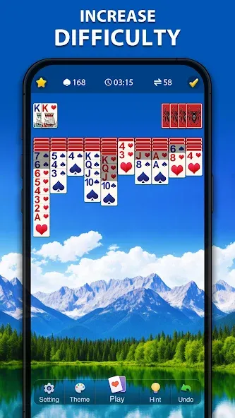 Spider Solitaire Classic — скриншот 3