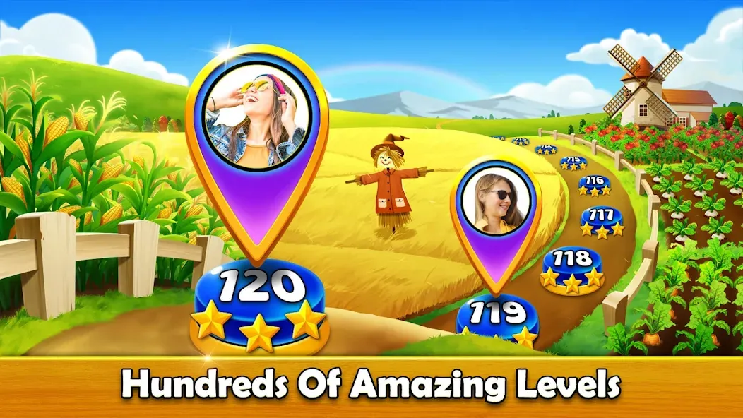 Solitaire Tripeaks - Farm Trip — скриншот 3 Solitaire Tripeaks - Farm Trip — скриншот 3