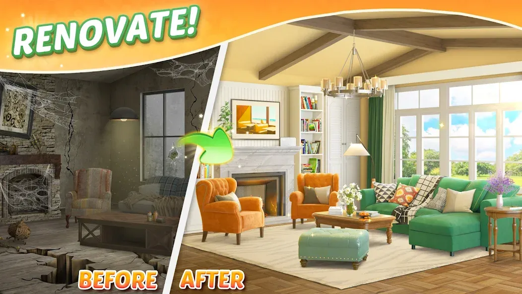 Solitaire Dream Decor — скриншот 2