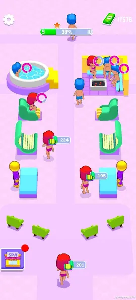 IDLE Spa Salon - 3D Arcade — скриншот 1