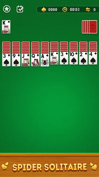 Spider Solitaire Card Game — скриншот 1