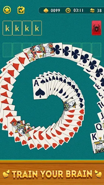 Spider Solitaire Card Game — скриншот 5