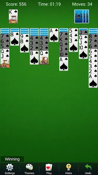 Spider Solitaire - Card Games — скриншот 1