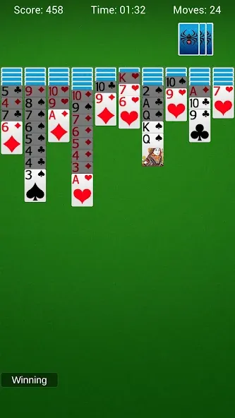 Spider Solitaire - Card Games — скриншот 3