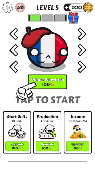 Country Balls Io: Battle Arena — скриншот 2 Country Balls Io: Battle Arena — скриншот 2