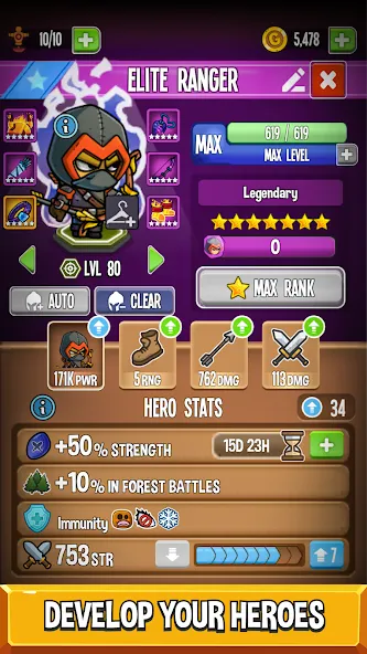 Five Heroes: The King's War — скриншот 4 Five Heroes: The King's War — скриншот 4