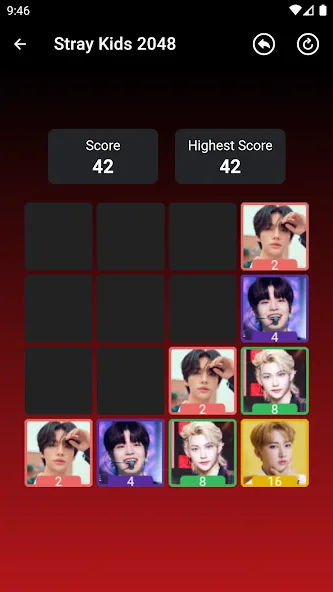Stray Kids 2048 Game — скриншот 3 Stray Kids 2048 Game — скриншот 3