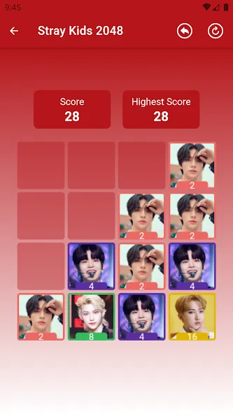 Stray Kids 2048 Game — скриншот 4 Stray Kids 2048 Game — скриншот 4