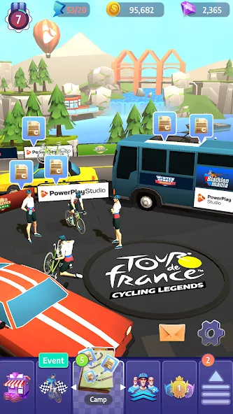 Tour de France Cycling Legends — скриншот 3 Tour de France Cycling Legends — скриншот 3