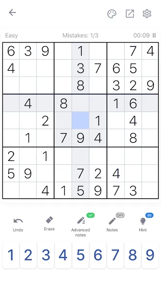 Sudoku - Classic Sudoku Puzzle — скриншот 1
