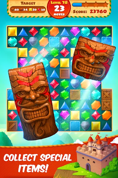 Jewel Empire : Quest & Match 3 — скриншот 2