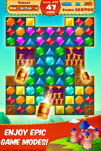 Jewel Empire : Quest & Match 3 — скриншот 5