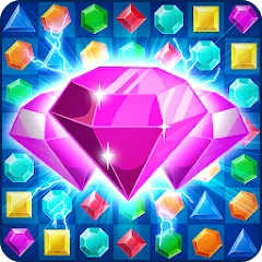 Взломанная Jewel Empire : Quest & Match 3 — Много денег
