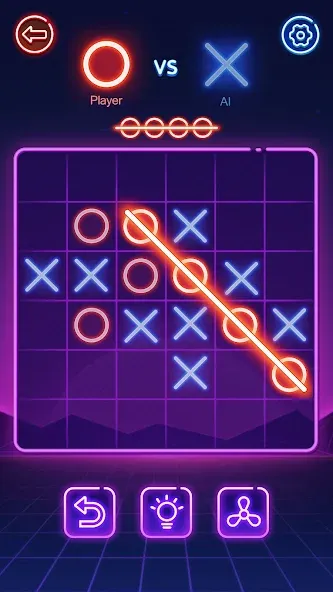 Tic Tac Toe 2 Player: XOXO — скриншот 2 Tic Tac Toe 2 Player: XOXO — скриншот 2