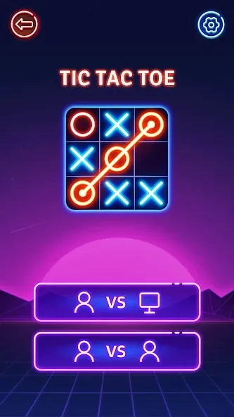 Tic Tac Toe 2 Player: XOXO — скриншот 3 Tic Tac Toe 2 Player: XOXO — скриншот 3